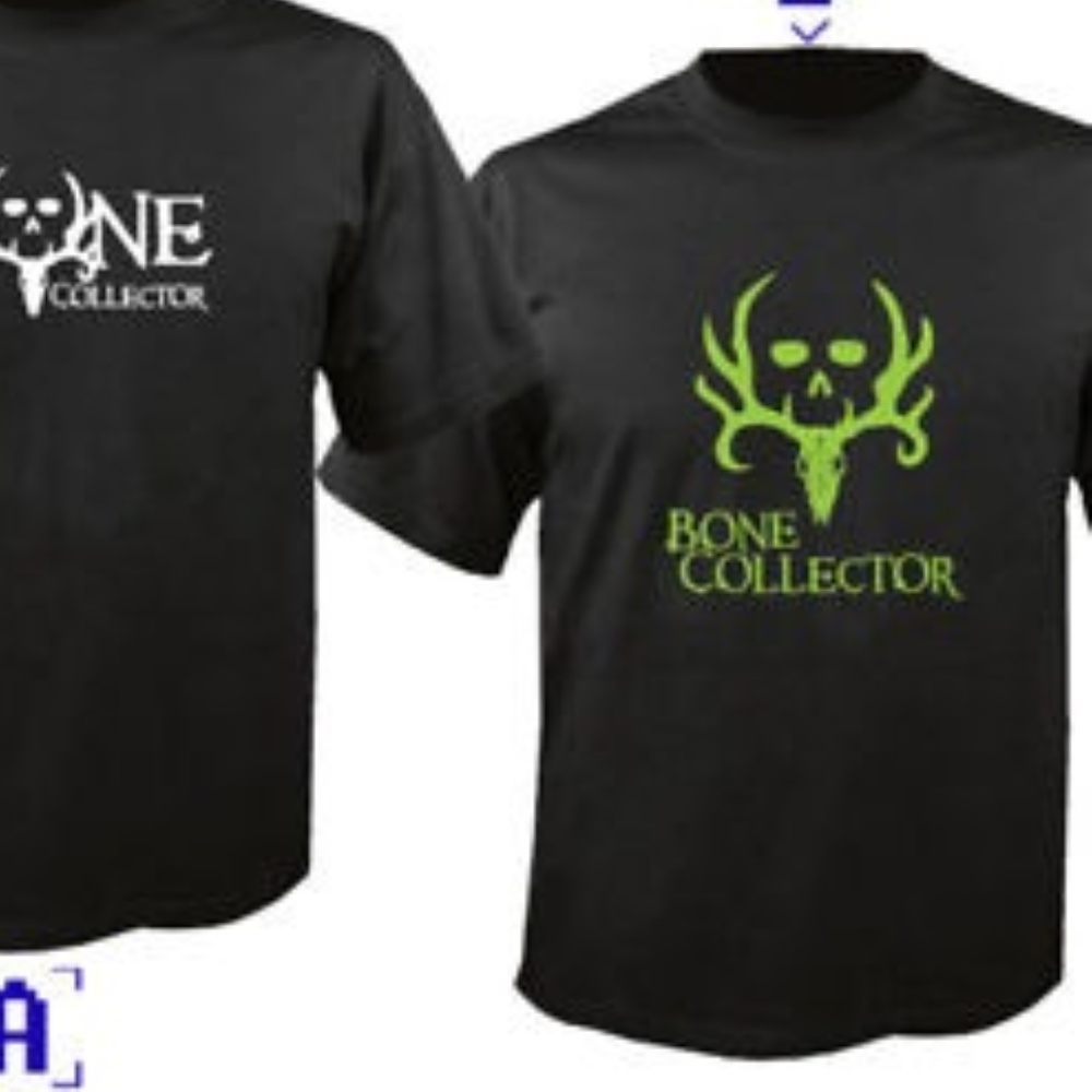 Bone Collector T-Shirt Black/Green